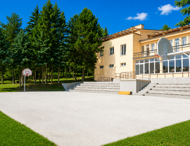 basketbalové ihrisko hotel hlboké